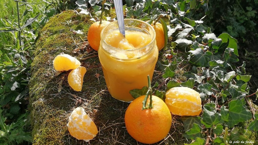 Compote pomme, mandarine et citron vert La Pelle du Jardin